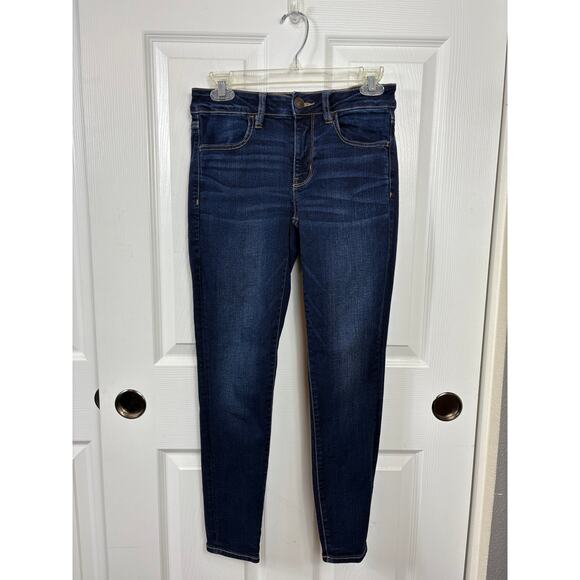 American Eagle Next Level Stretch Women's Jeggings Size 6 Short Blue - Picture 1 of 11